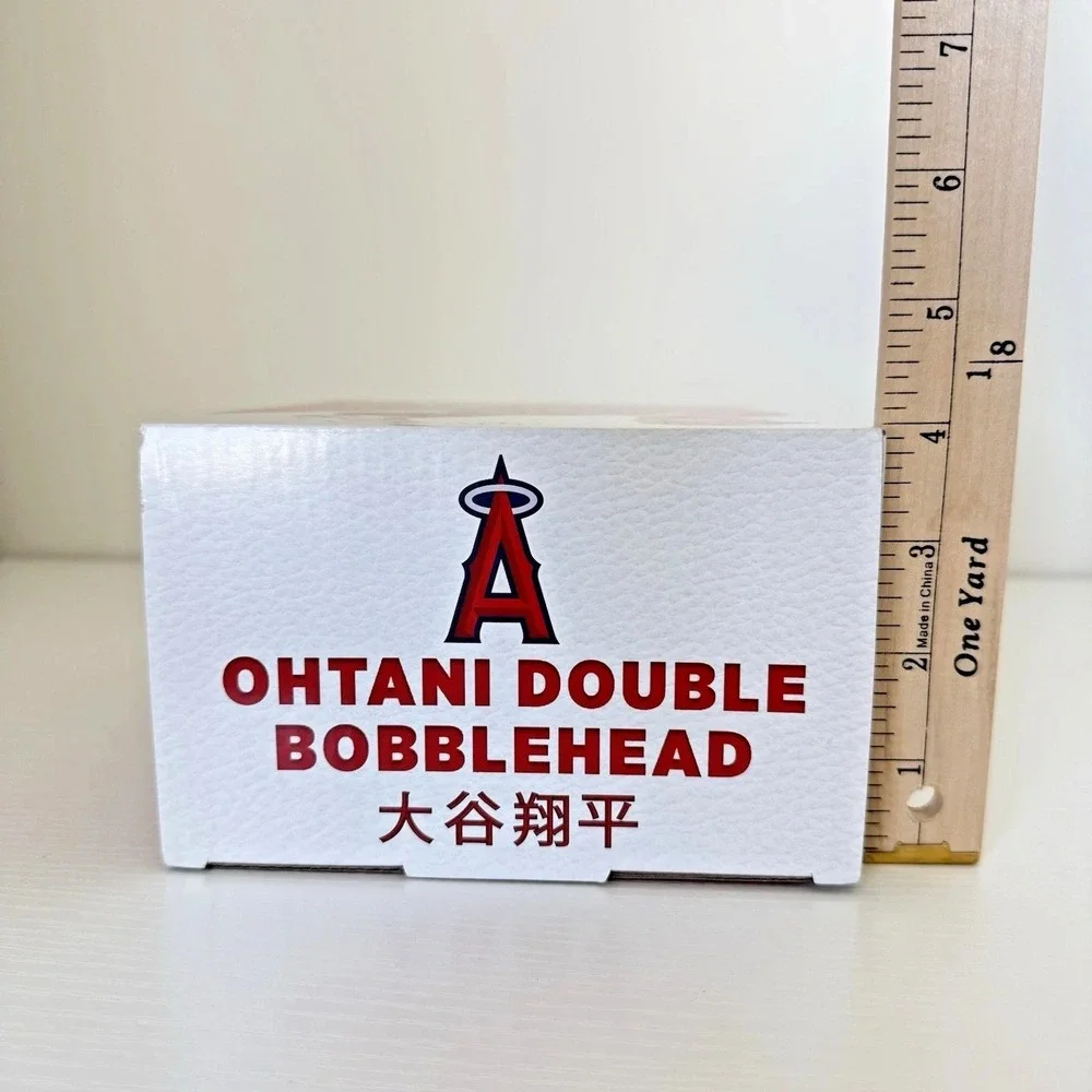 Shohei Ohtani Double Bobblehead LA Angels Rookie 2018 SGA New In Box Pitcher Bat